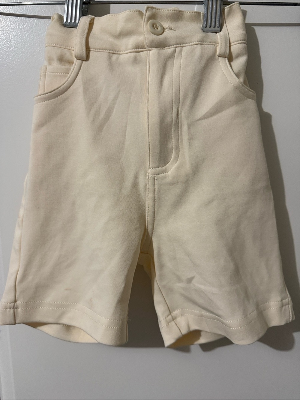 Kids Cream Shorts